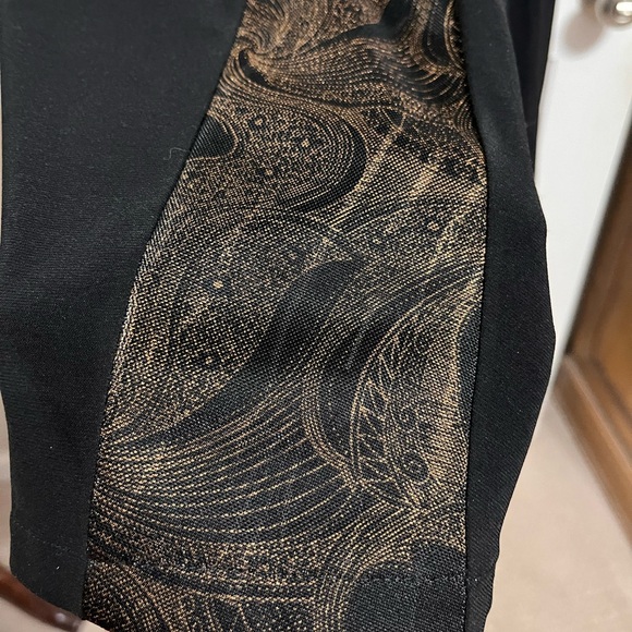 Black Fancy Maxi Dress decorated with beads - Picture 3 of 5